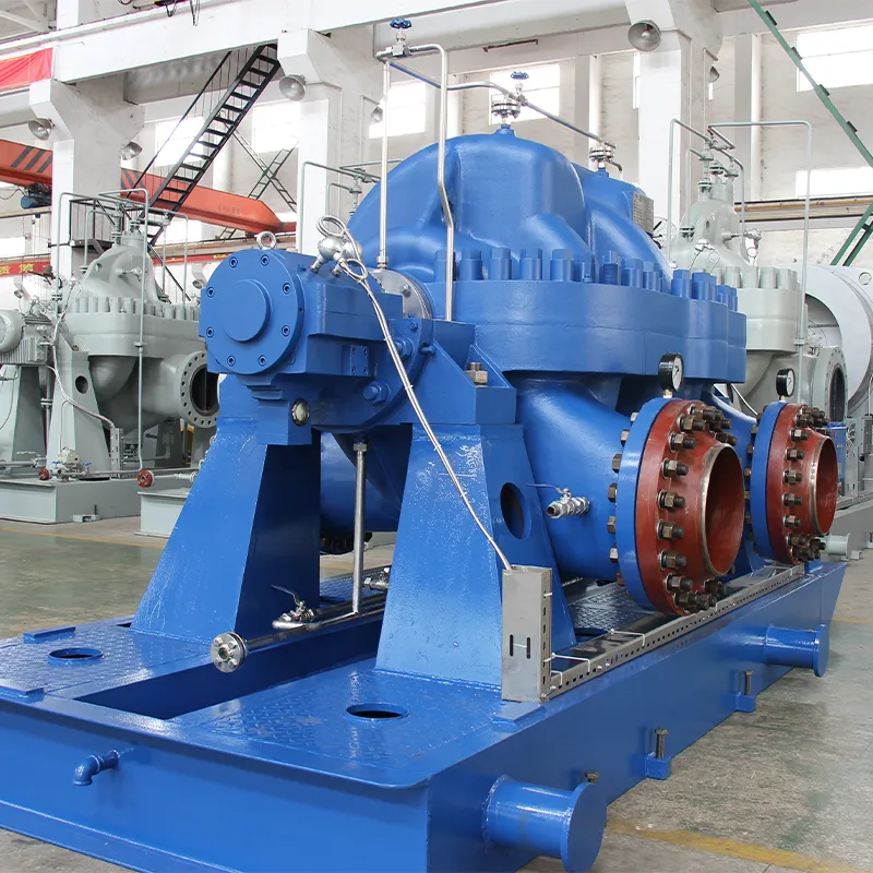 Центробежный насос с двусторонним всасыванием высокой производительности и напора (1)